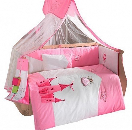 Комплект из 4-ти предметов серии Little Princess, цвет – розовый 
